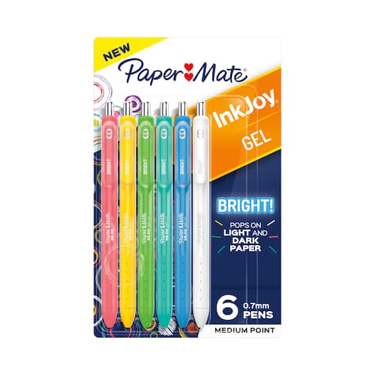 Paper Mate® InkJoy® Bright! Medium Point Gel Pens#@#Paper